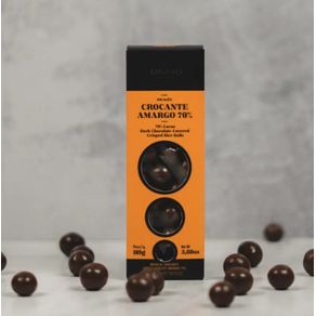 Dragées Cobertas com Chocolate Amargo 70% Cacau Lugano 110g