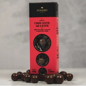 Dragées Cobertas com Chocolate ao Leite Lugano 110g